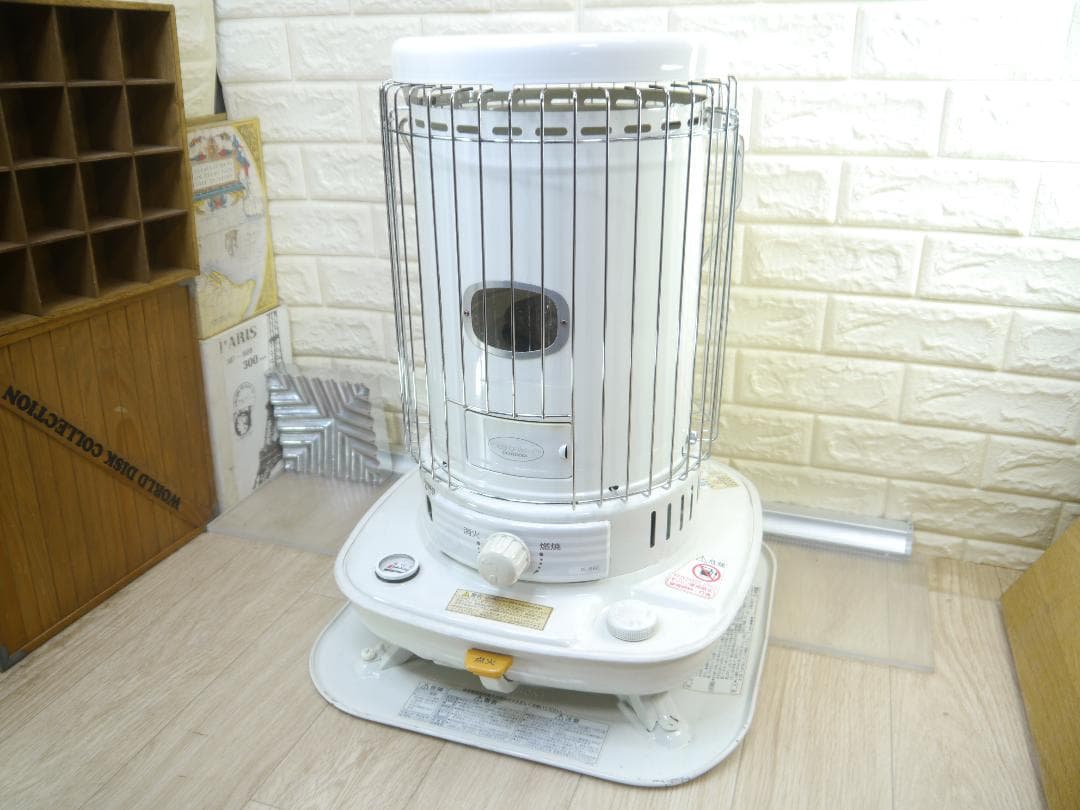 送料無料 2014年 コロナ/CORONA ホワイト 石油ストーブ 安全ガード