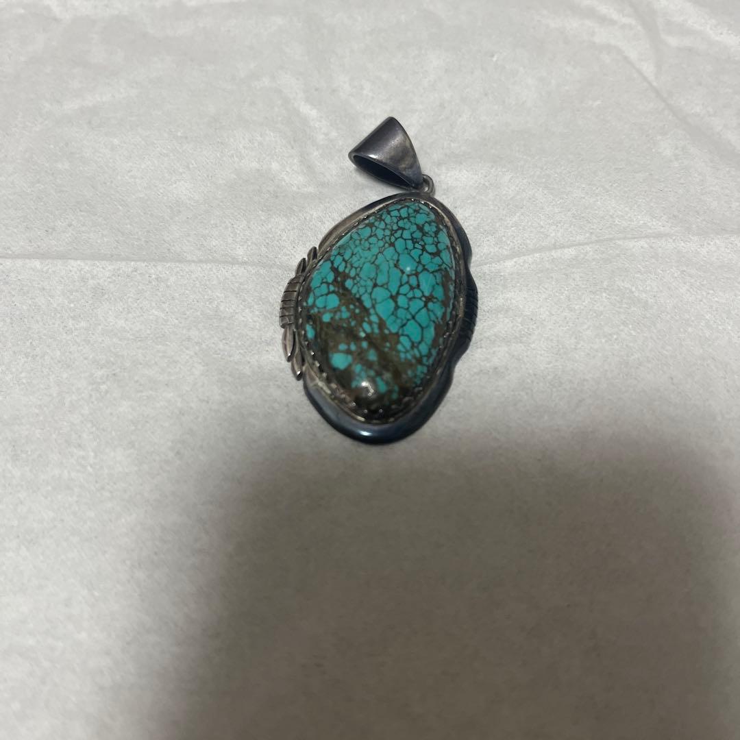オーダーメイド 天然石ターコイズのペンダントトップ