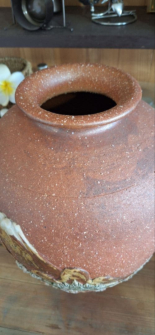 新品　信楽焼　壺