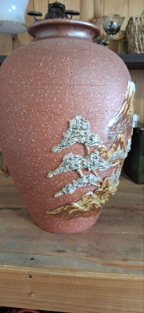 新品　信楽焼　壺