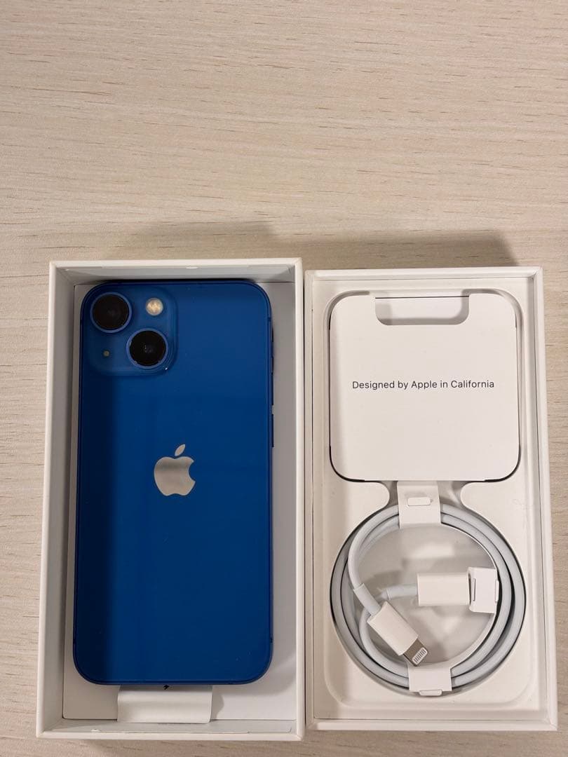 iPhone 13 mini 128GB ブルー　箱付き