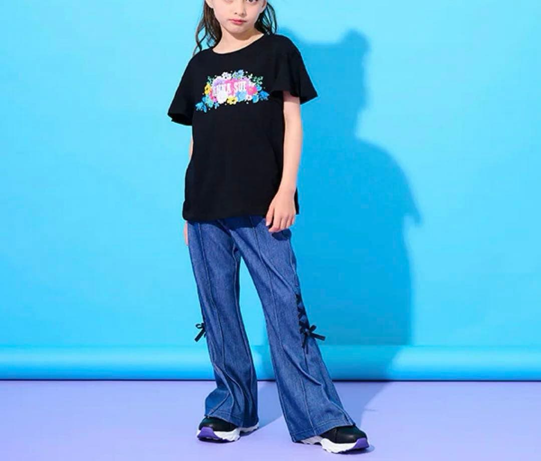 新品 今季 ANNA SUI mini フレアパンツ 140