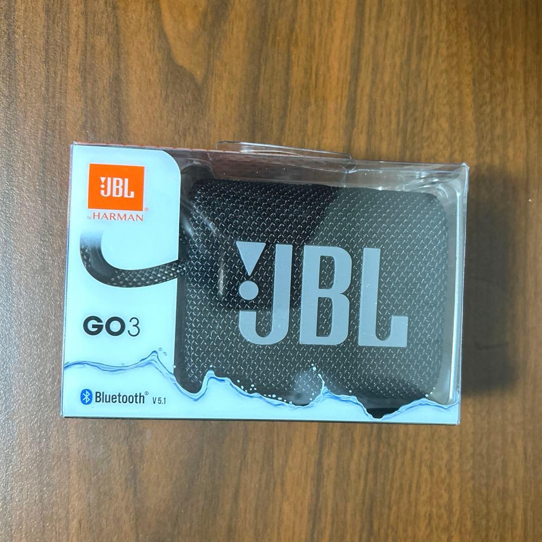 JBL GO3 3 世代ポータブル ワイヤレススピーカー ブラック 未使用