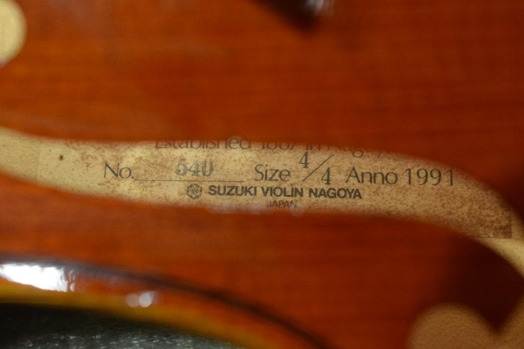 Suzuki Violin No.540 4/4 ケース付