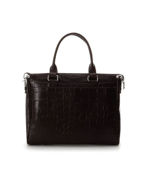 未使用！ KINGZ ブレイン小 (クロコ型押しVer.) 　ダークブラウン