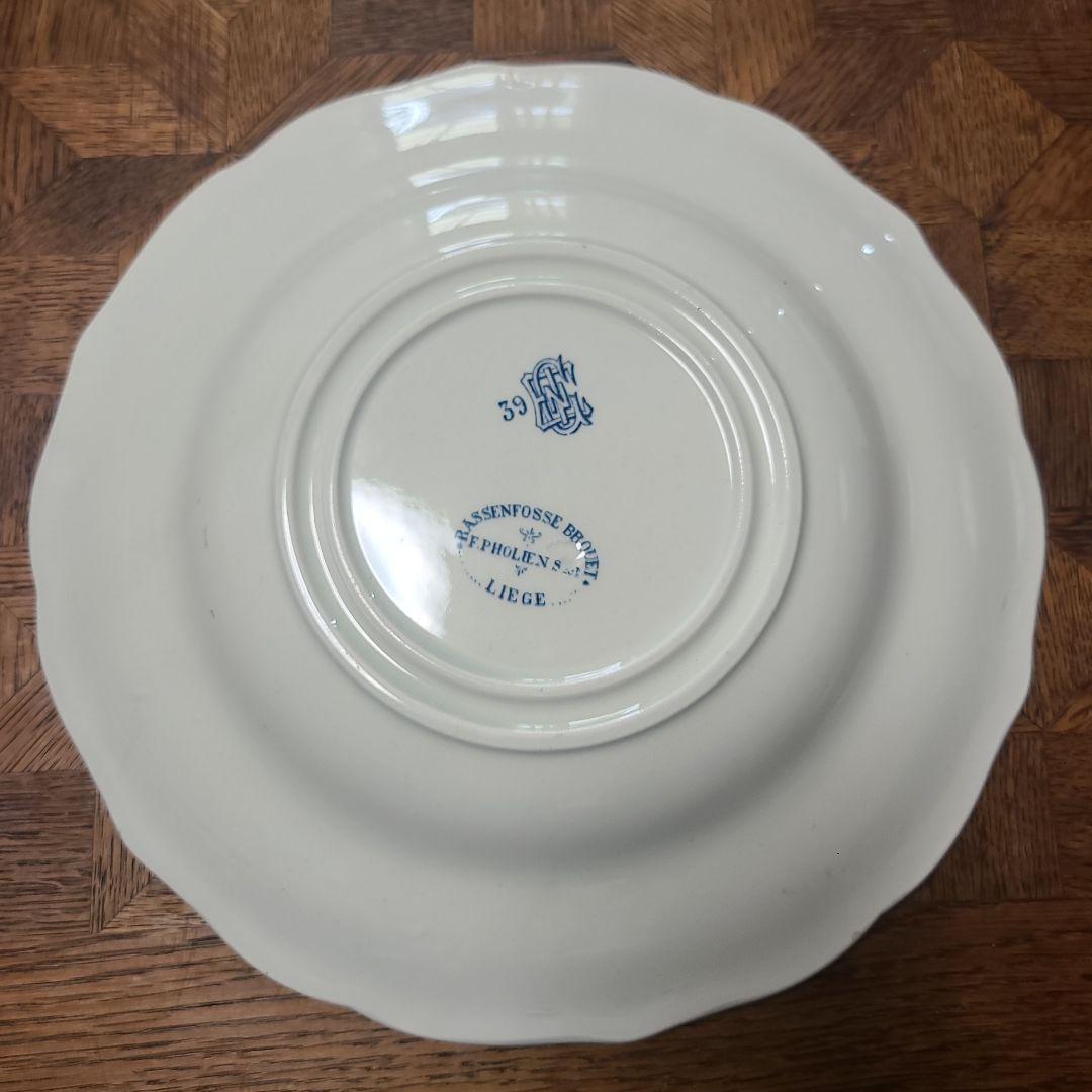 GIEN モノグラム　プレート　アンティーク　フランス　gien