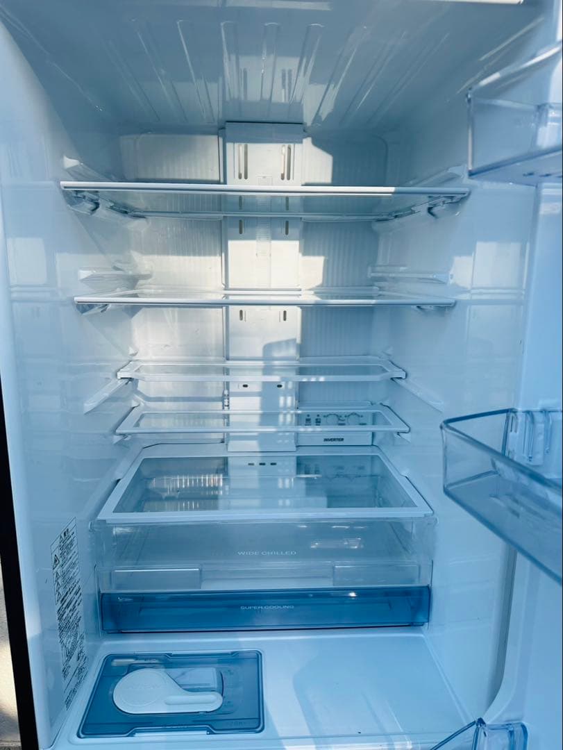 【美品】2017年製　三菱冷蔵庫　木目ブラウン色　MR-CX37A-BR1