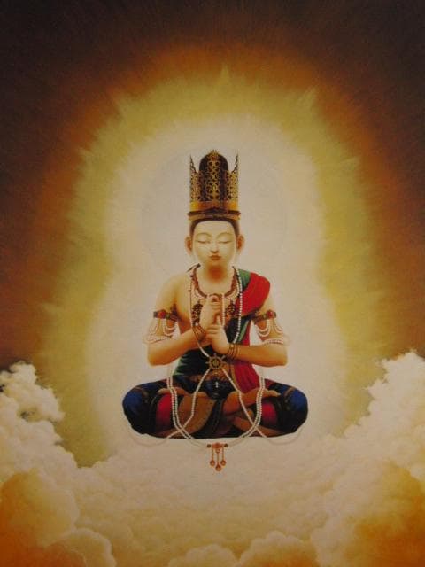 志田誠信、平成　大日如来、希少画集画、新品高級額・額装付、状態良好