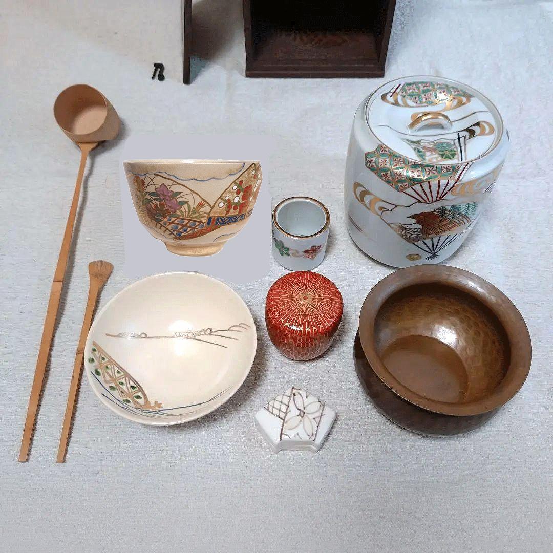 短冊箱　茶道具セット