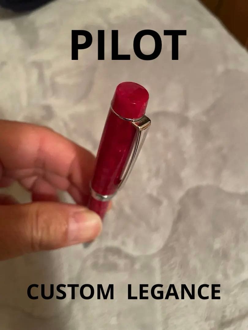 極希少！ 高級ボールペン2本(黒・赤）と本革製ペンケースの豪華3点セット！！