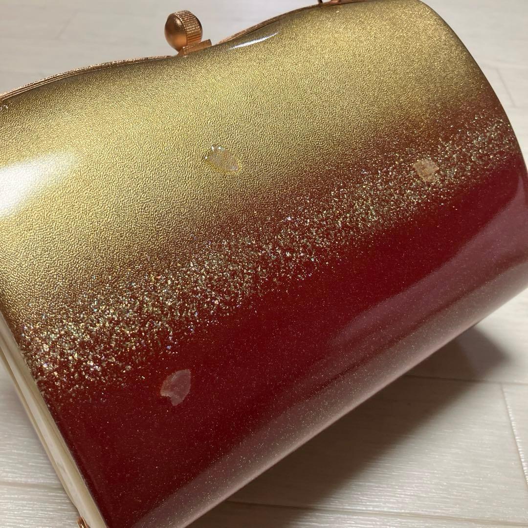 《未使用・箱付き》京都きもの友禅　夢想姿　草履バッグセット　金彩　螺鈿