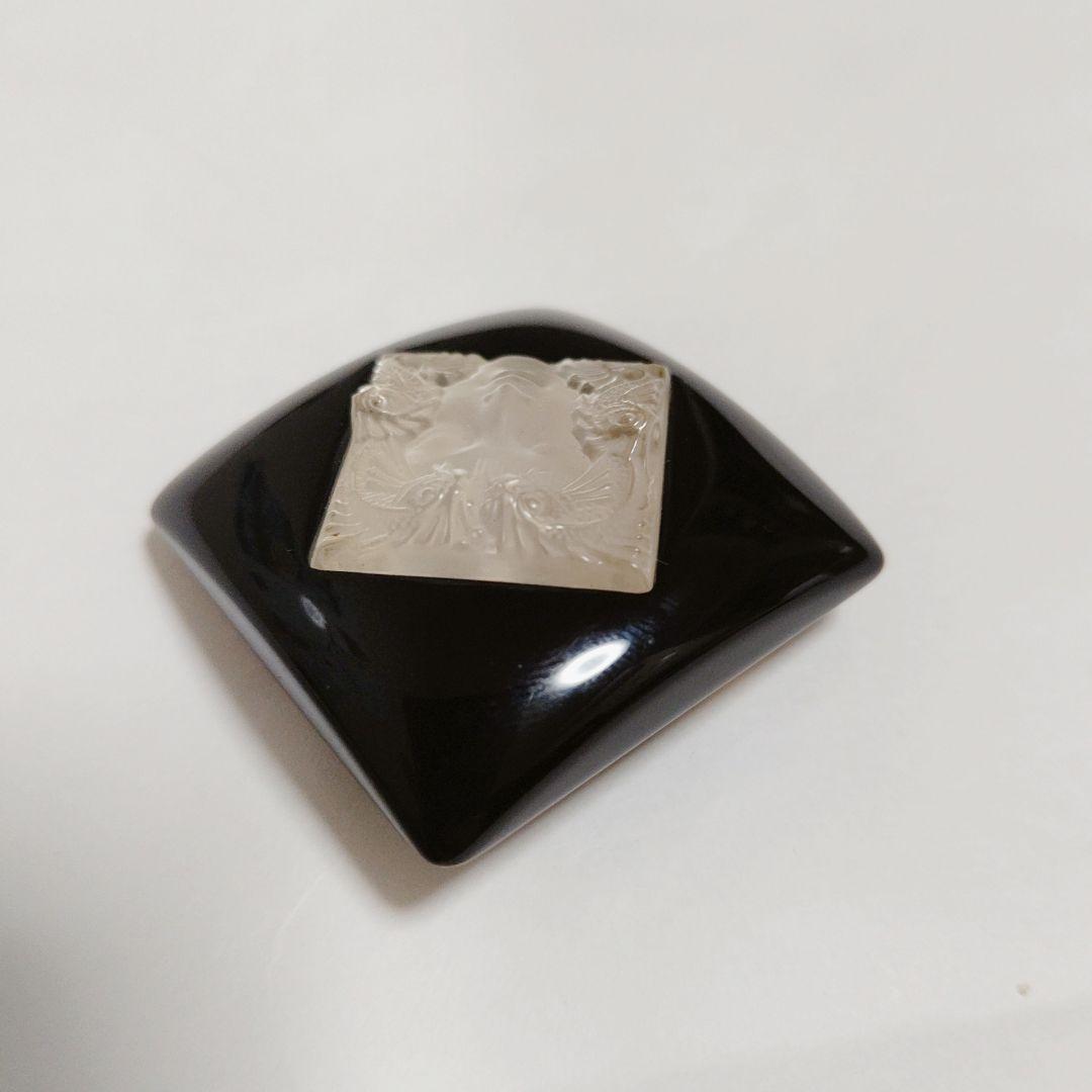 美品　ラリック　ブローチ　アレトゥーズ　女神　クリスタル