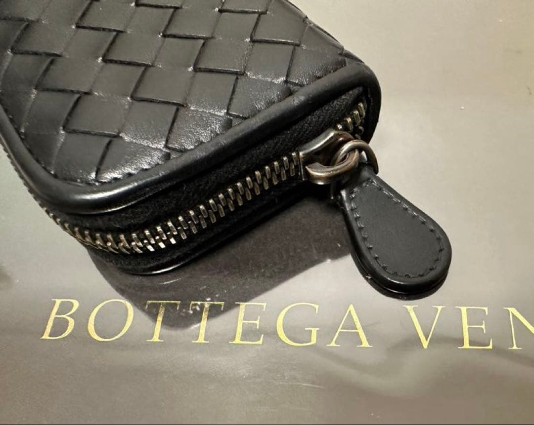 ★【極美品】ボッテガヴェネタ ケース ラム／ネロブラック／✨✨✨5️⃣