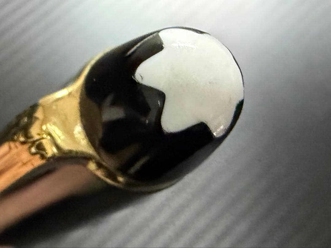 美品 エボナイト芯 モンブラン 144 ブラック 全金 F 細字 万年筆