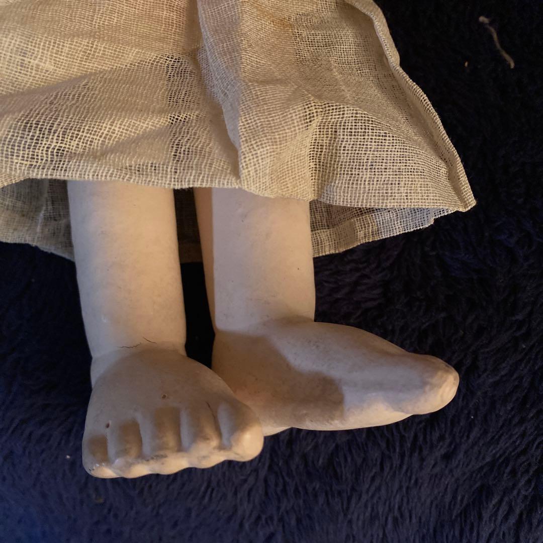 古い　市松人形　英山作　大正時代　４０ｃｍ