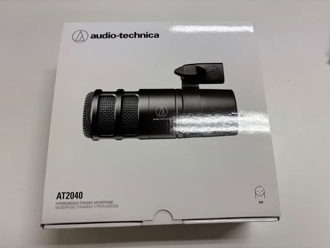 オーディオテクニカ AT2040 ダイナミックマイク 超単一指向性マイク