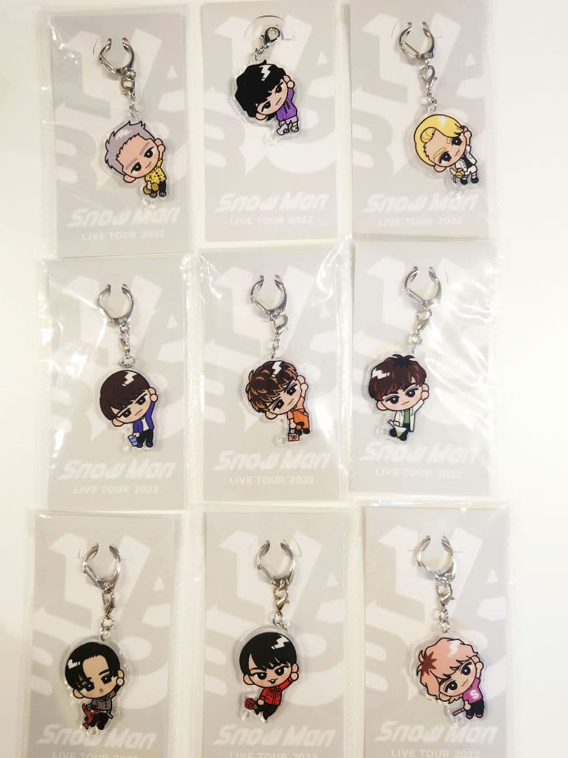Man すのチル ぶら下がり キーホルダー 9個セット