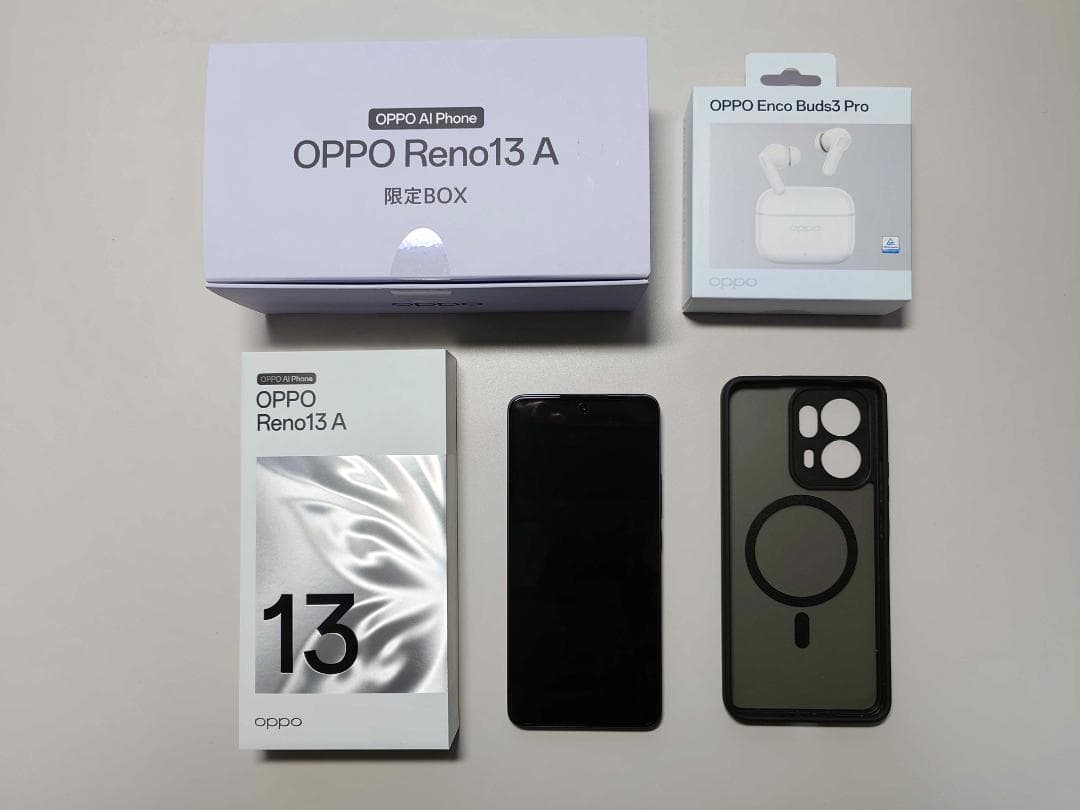 値下げしました。OPPO Reno13 A ルミナスネイビー【発売記念限定BOX