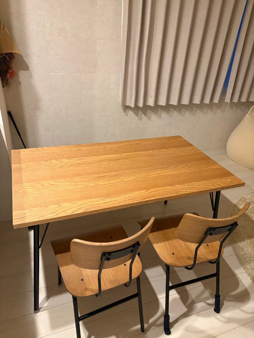 ニトリ　ダイニングテーブルセット　アウロス3