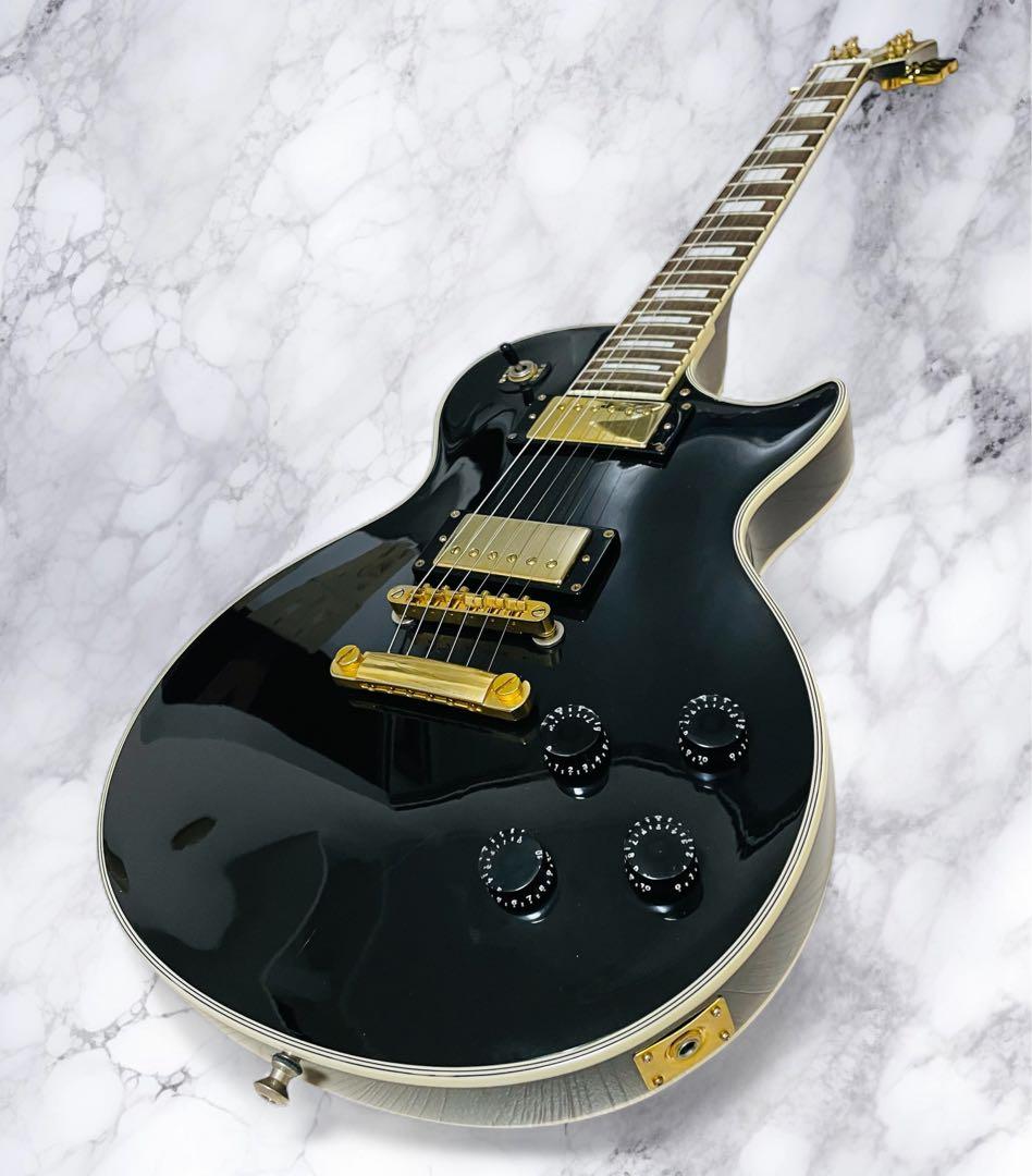 (美品) Photogenic LP-300C レスポールカスタム ブラック色