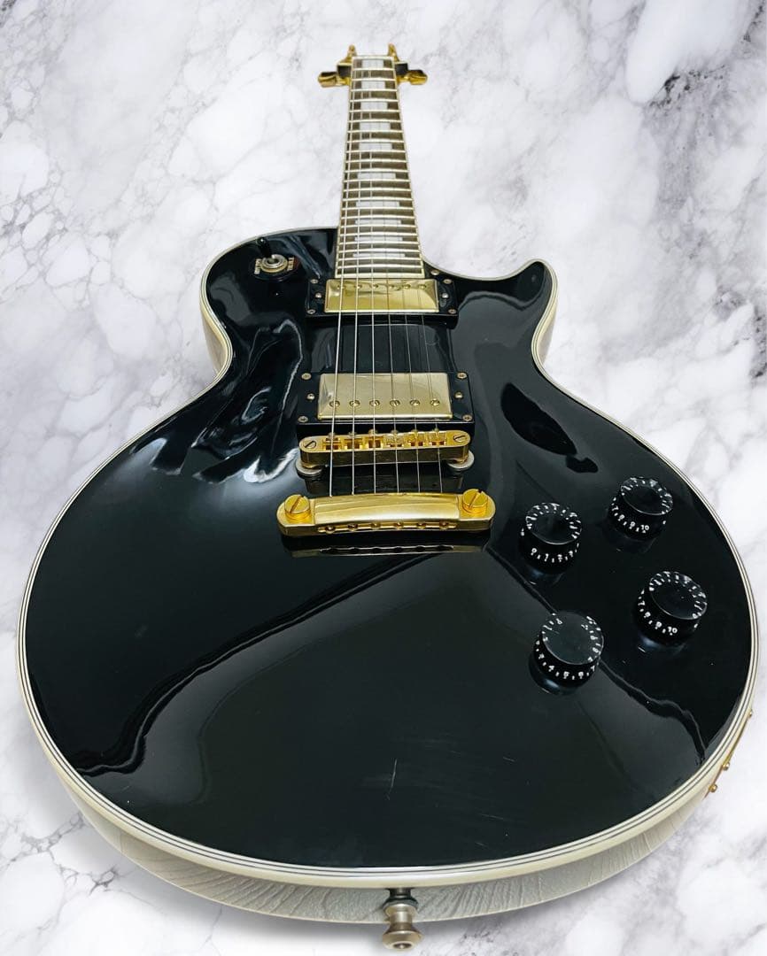 (美品) Photogenic LP-300C レスポールカスタム ブラック色