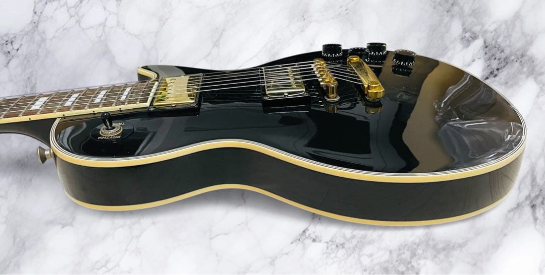 (美品) Photogenic LP-300C レスポールカスタム ブラック色