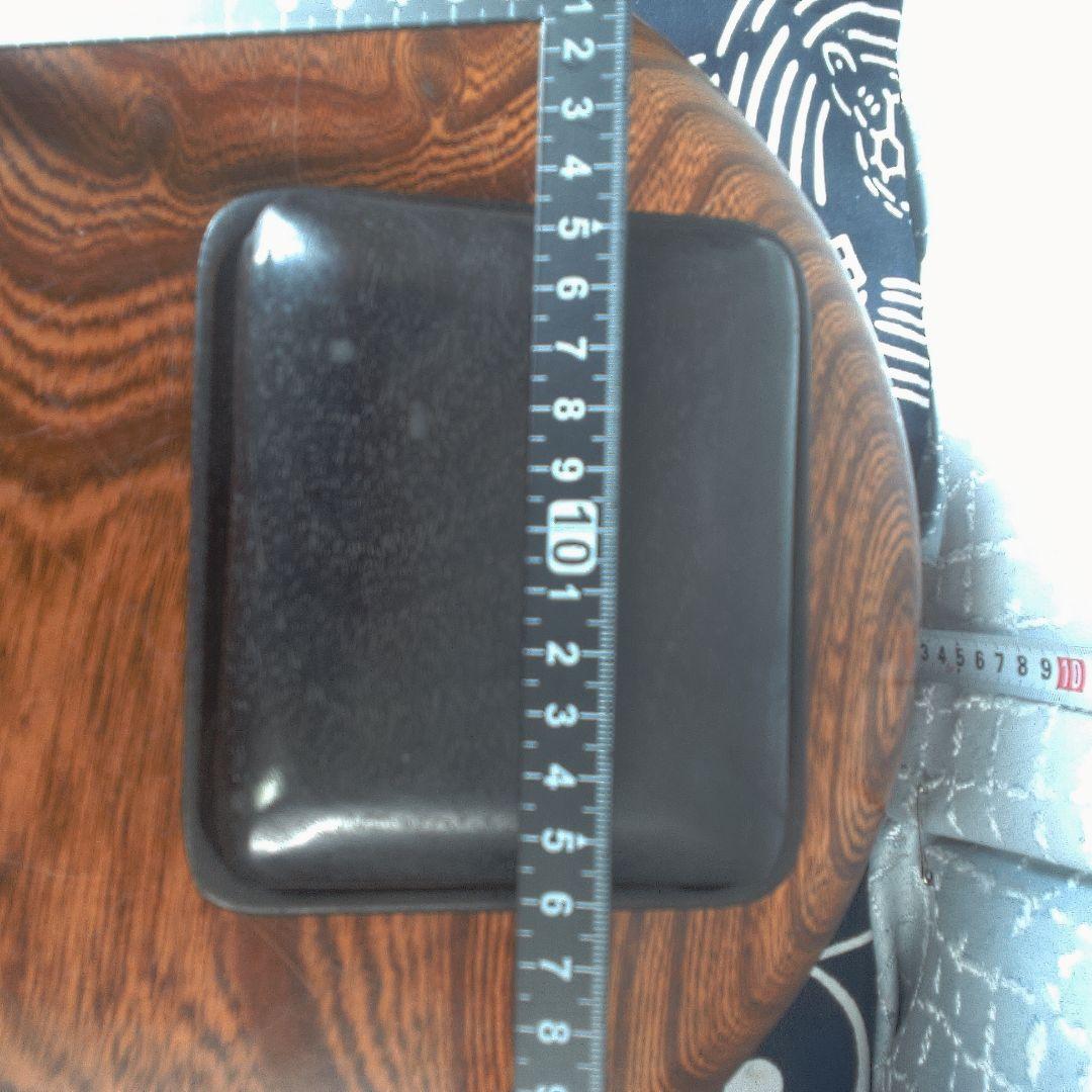 骨董６木製円形茶道具 蓋付き 約10cm