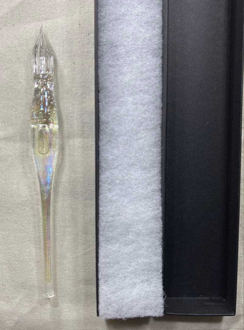 匿名配送　aunガラスペン　ストームガラスペンしゃぼん玉泡