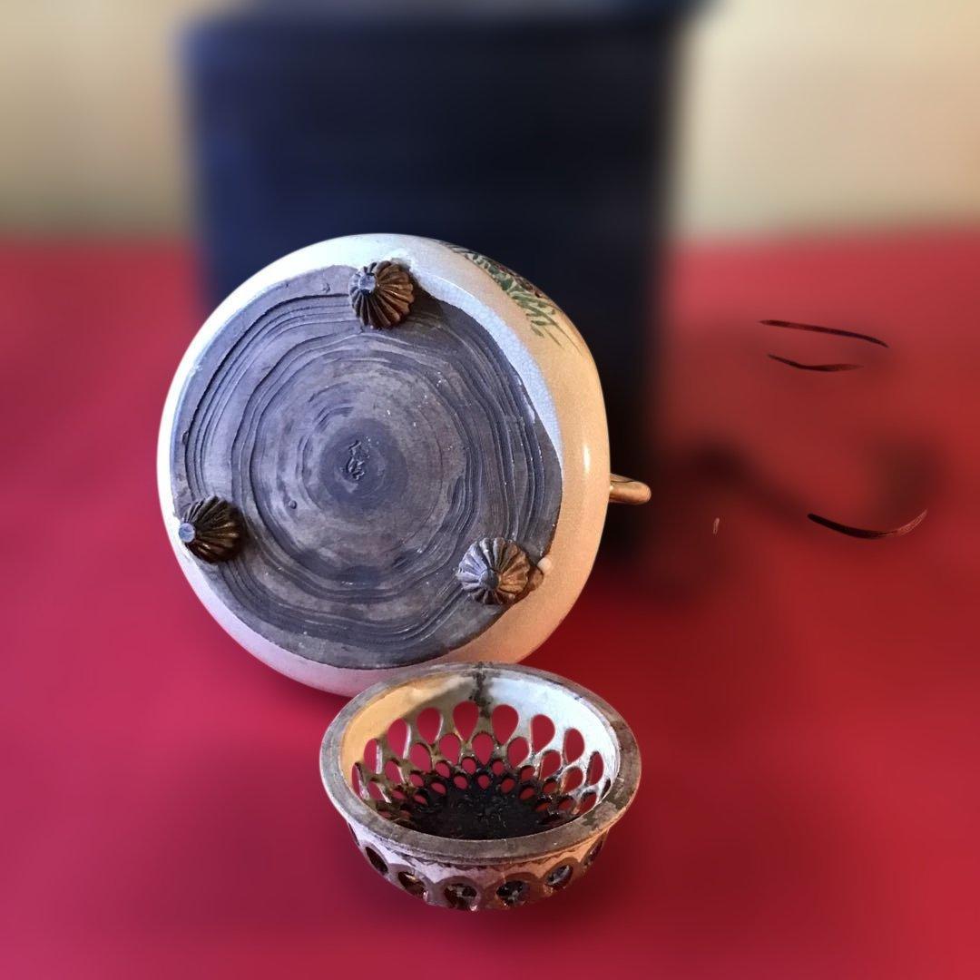 野々村仁清　香炉　時代物