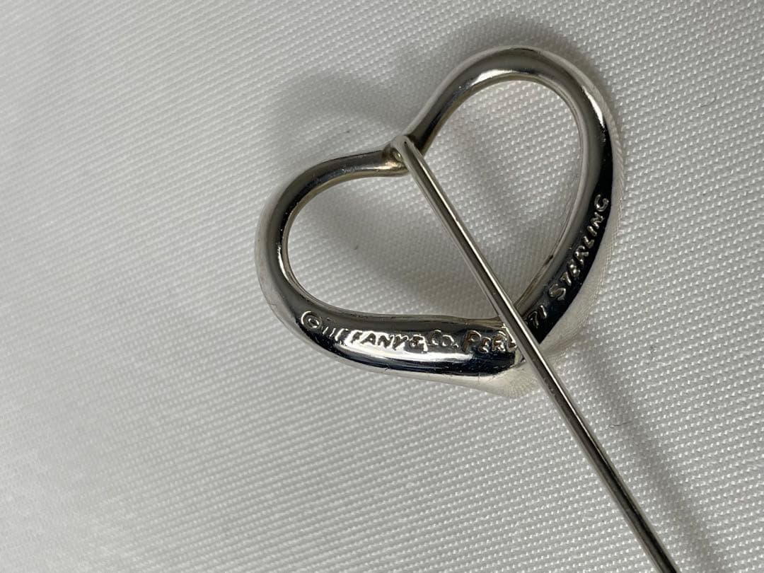 Tiffany/ティファニー オープンハート ブローチ