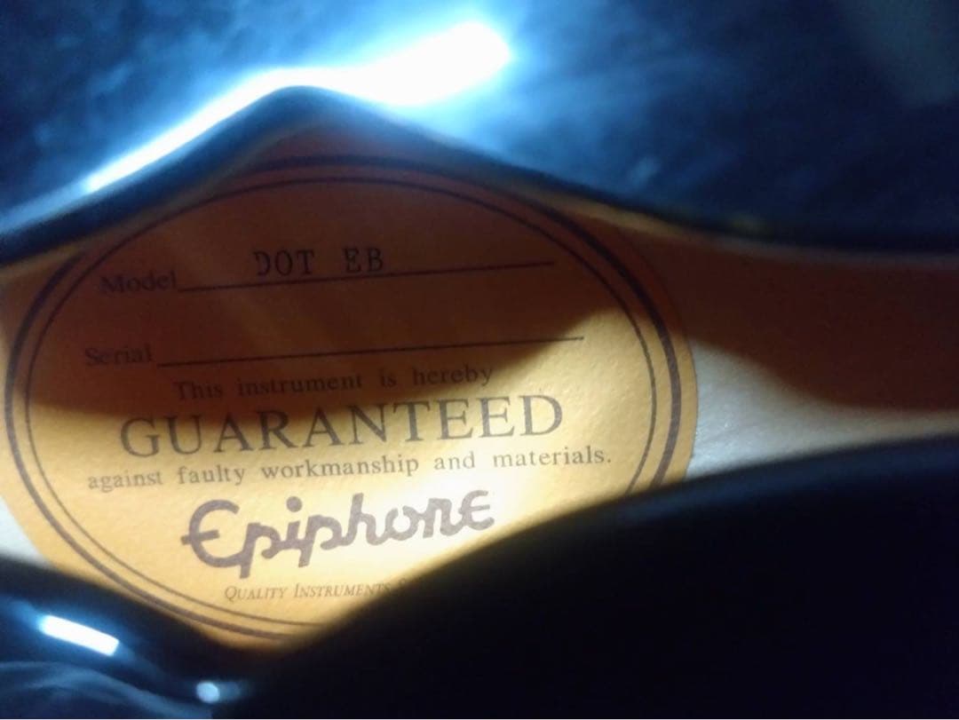 ギターEpiphone(エピフォン)Dot EB