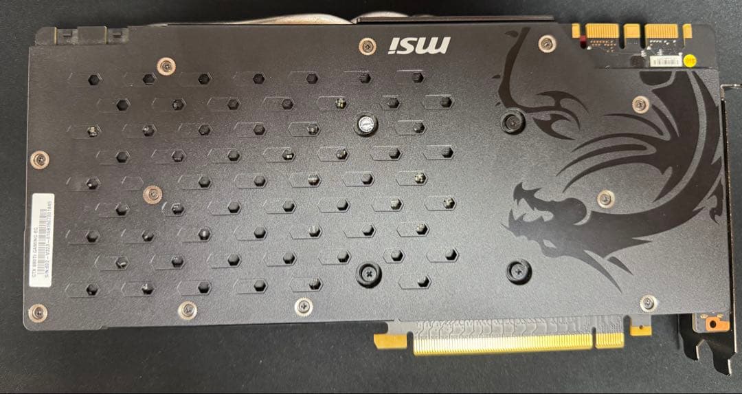 MSI GTX980Ti Gaming 6G グラフィックボード デュアルファン