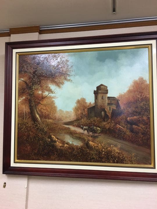 油絵原画 直筆(手描き)肉筆画 イタリアの画家オノフリオ