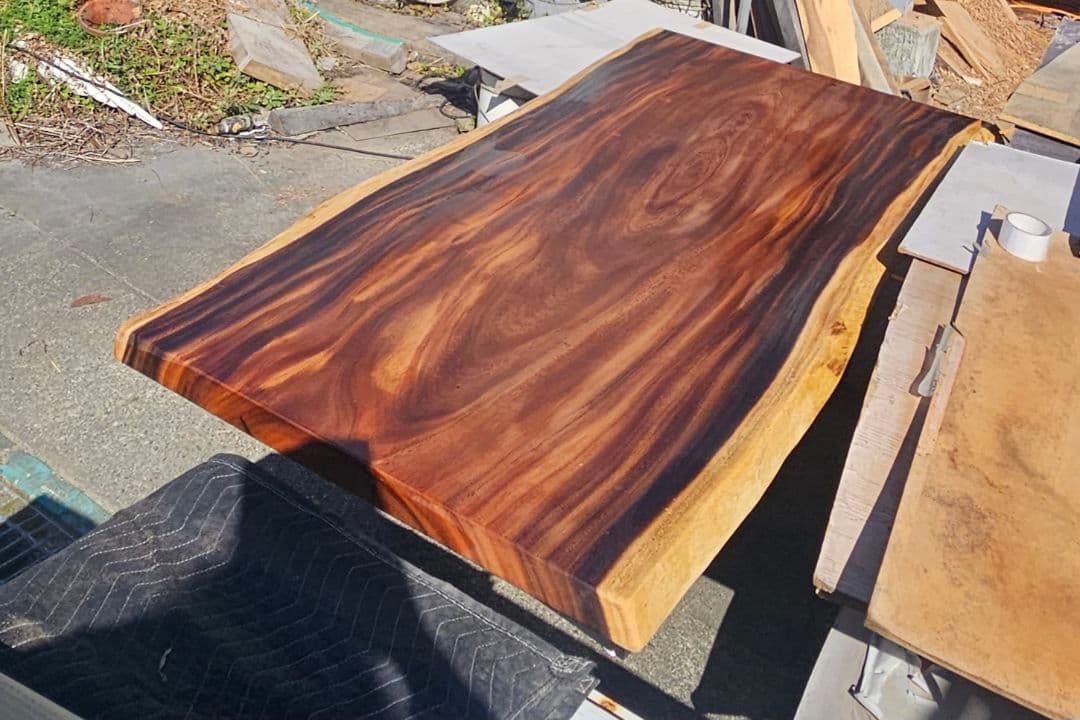 モンキーポッド　一枚板　最高級　ダイニング　テーブル　リビング　ウォールナット