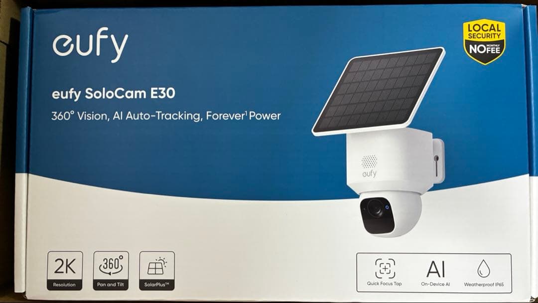 防犯カメラ Anker Eufy SoloCam E30