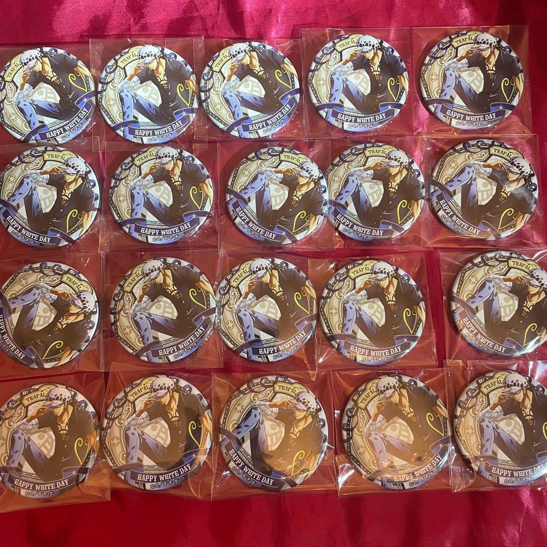 ホワイトデー　缶バッジ　ワンピース　ONE PIECE トラファルガー　ロー