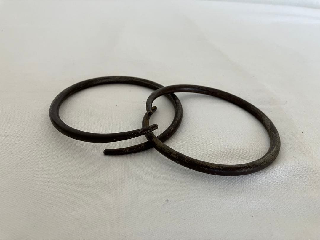 釜師 美之助作　大鐶　裏千家　茶道具