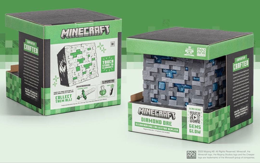 マインクラフト 【リアルライフ・レプリカ】ダイヤモンド鉱石＜ライトアップ＞
