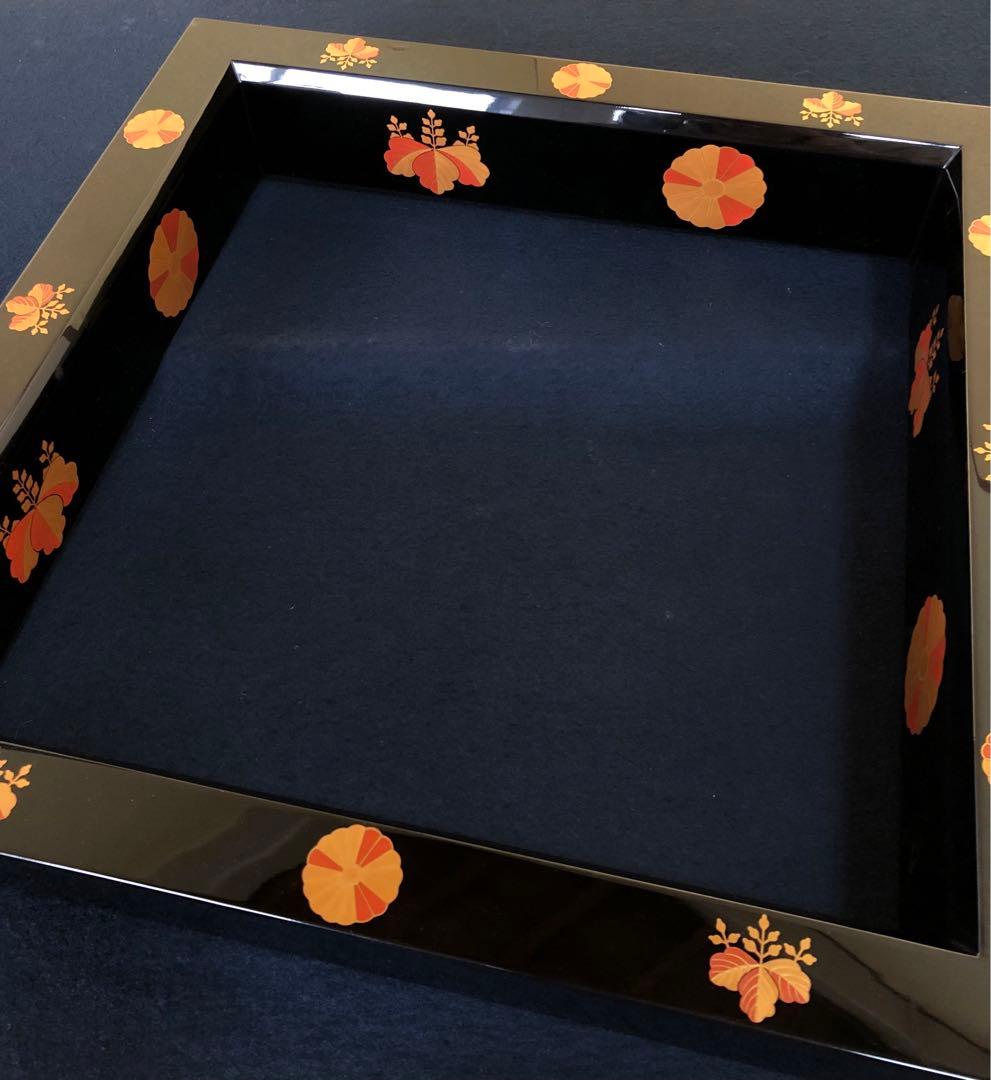 割引❗️《R》輪島塗 高台寺蒔絵 炉縁 宗樹造 共箱　251022い5