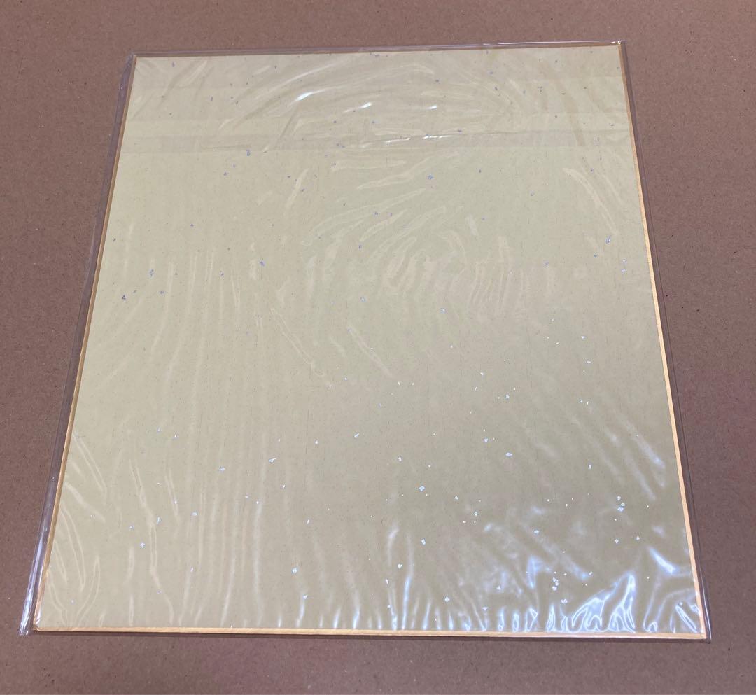 天然石 硯 ケロQ 枕 直筆イラスト入り色紙 直筆サイン入り色紙 直筆色紙