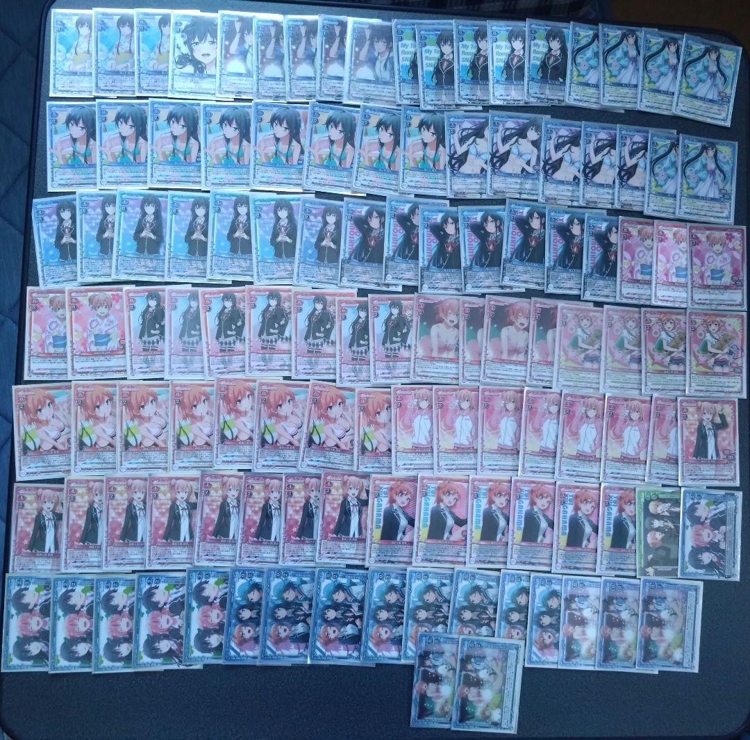 プレシャスメモリーズ　俺ガイル　引退整理品　フルホイルデッキ＋他パーツ＆SR大量