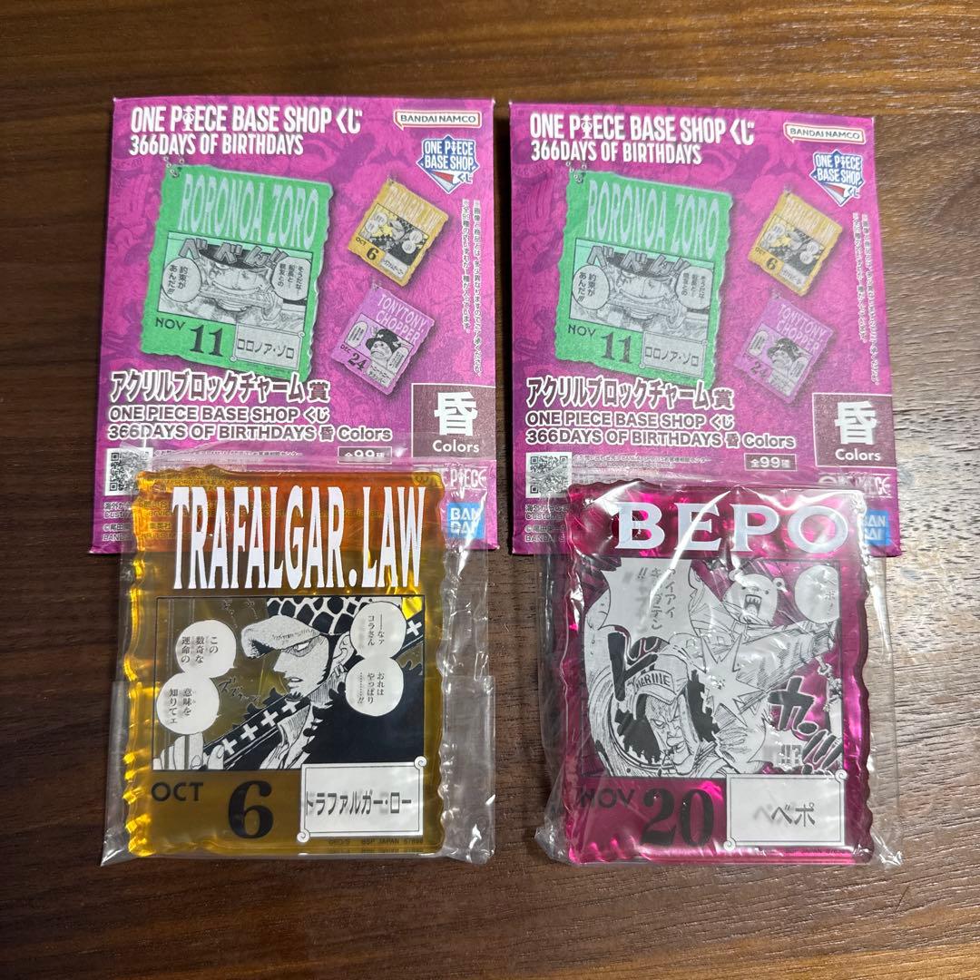 ONE PIECE BASE SHOP アクリル ロー / ベポ 2点セット