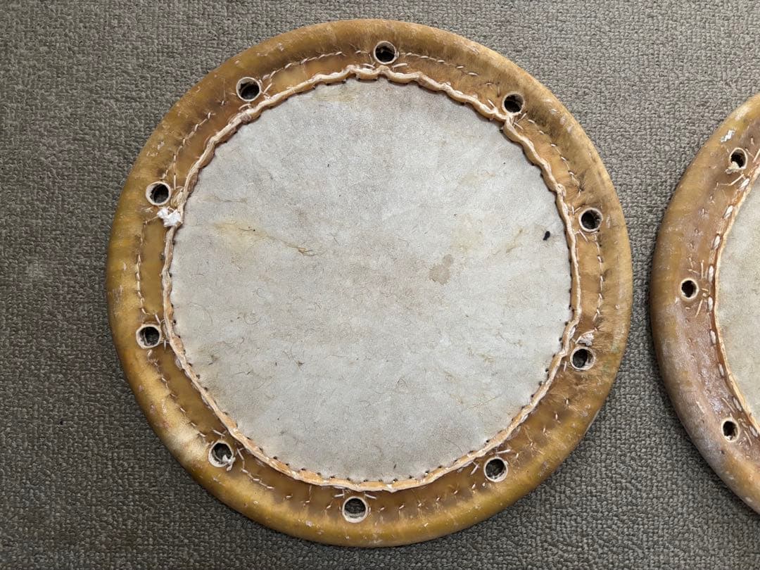 締太鼓用皮 2丁掛 2枚セット