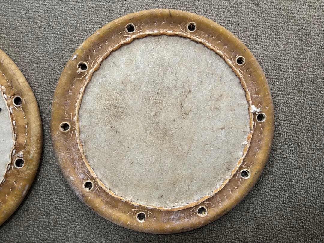 締太鼓用皮 2丁掛 2枚セット