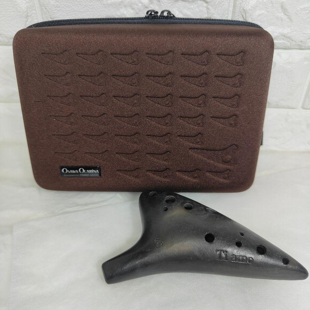 ティアーモ 黒陶 オカリナ 笛 4C 楽器 Ti amo