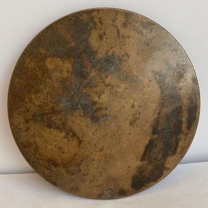 銅製 九龍戯珠 銅鏡 圧腰鏡 九龍護身鏡 婚儀円鏡 置物