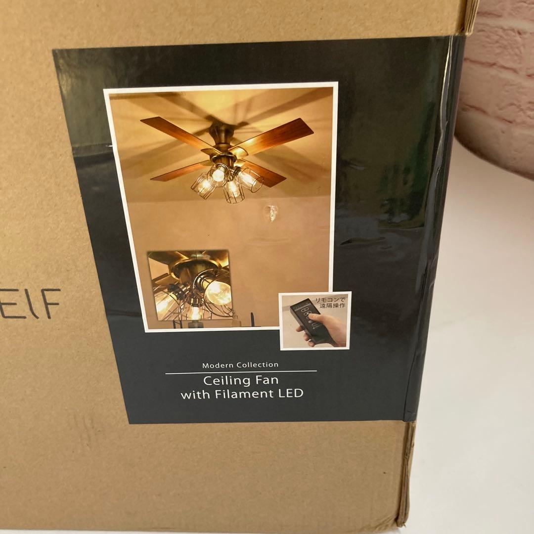 Modern Collection シーリングファン JE-CF003 ゴールド