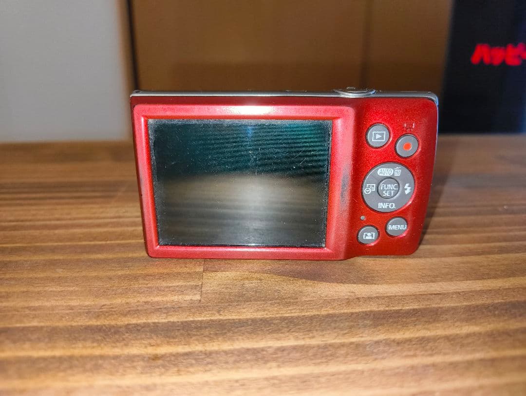 「ジャンク」Canon IXY レッド コンパクトデジタルカメラ