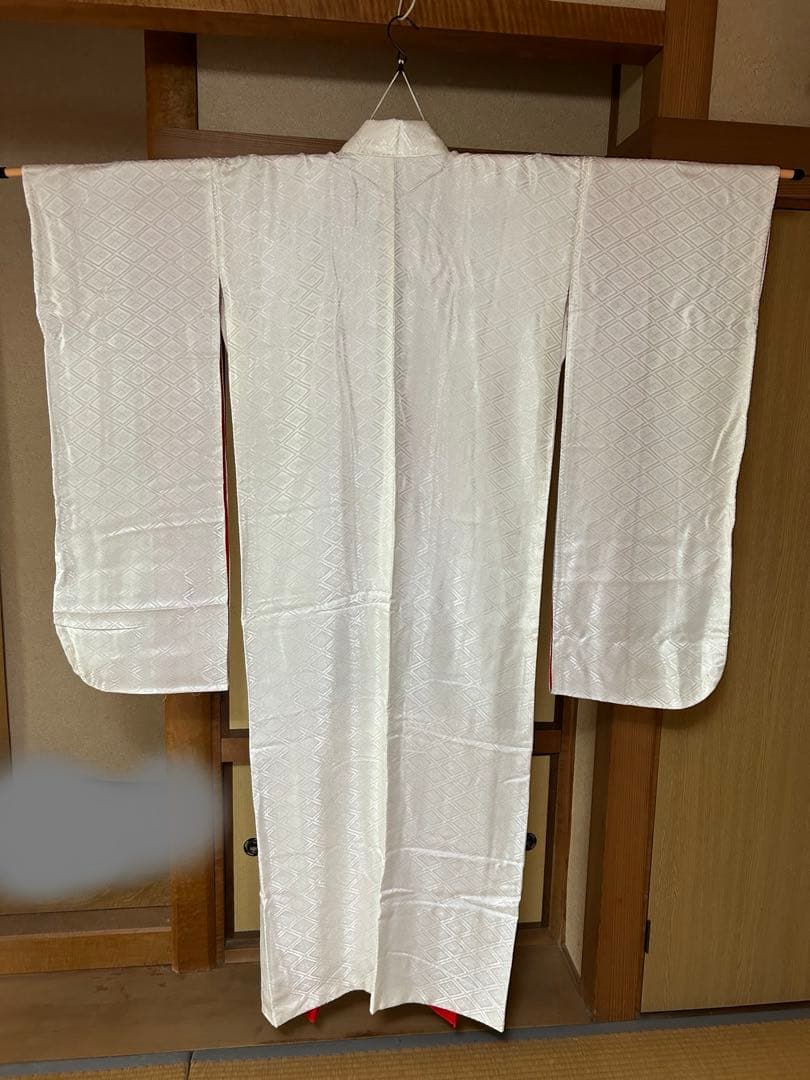 婚礼用振袖 掛下 比翼 白 オフホワイト☆結婚式 舞台衣装