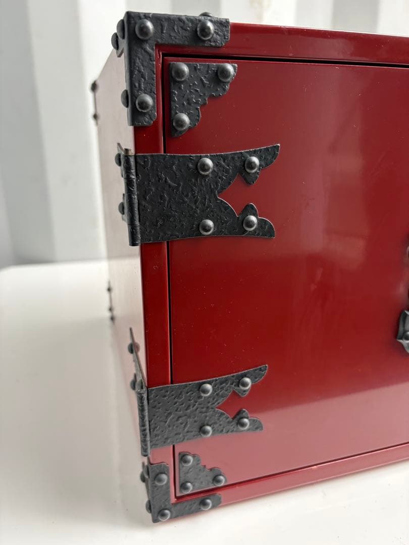 【極上品】時代風　赤家具　収納家具　送料無料